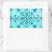 Kacheln Rechteckiger Aufkleber (Tasche)