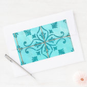 Kacheln Rechteckiger Aufkleber (Umschlag)