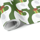 Kachelweiße Elefanten Party Weihnachten Geschenkpapier (Rolleneckpunkt)