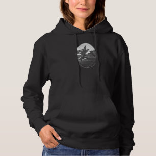 Kachemak Bay Alaska Orca Whale Graphic Souvenir Pu Hoodie