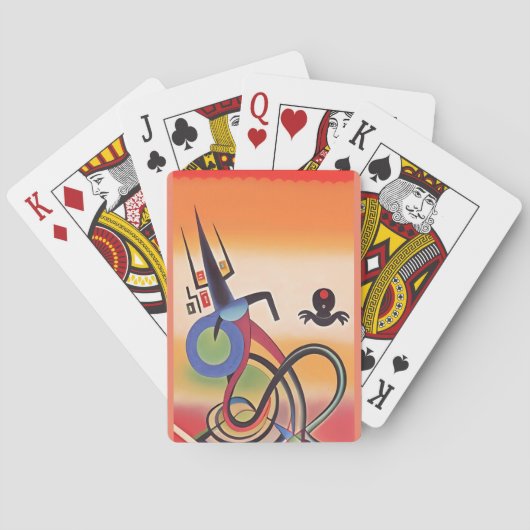 Kachina Dance Ken Gage Abstrakt Spielkarten (Rückseite)