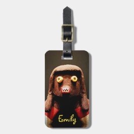 Kachina Doll Face Foto Script Individuelle Name Ni Gepäckanhänger