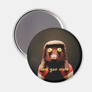 Kachina Doll Face Liebe You More Script Funny Nied Magnet