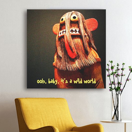 Kachina Doll Fotografie Es ist eine wilde, kühne W Leinwanddruck