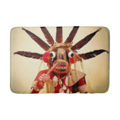 Kachina Doll Native American Foto Bold Simple Badematte (Vorderseite)