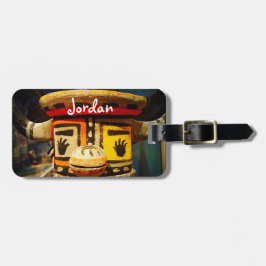 Kachina Doll Wood Face Foto Individuelle Name Nied Gepäckanhänger