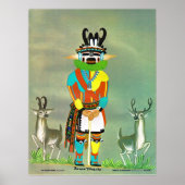 Kachina-Druck "Antelope" Poster (Vorne)