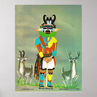 Kachina-Druck "Antelope" Poster