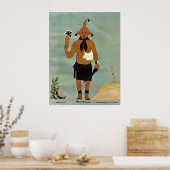 Kachina-Druck "Mudhead" Poster (Küche)