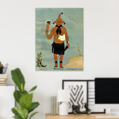 Kachina-Druck "Mudhead" Poster (Heimbüro)