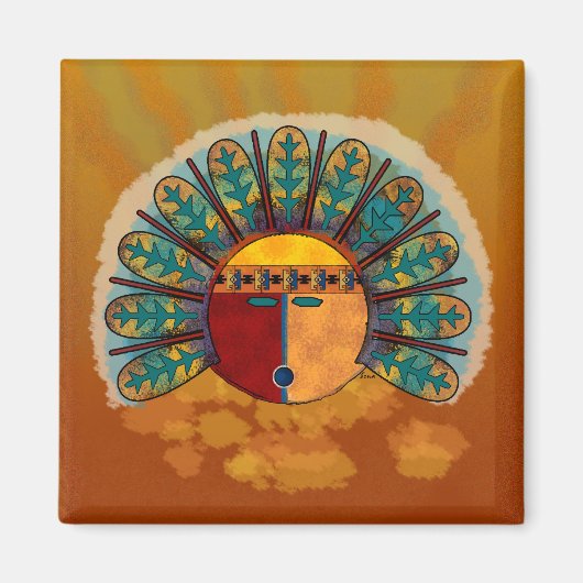 Kachina Mask Magnet (Vorne)