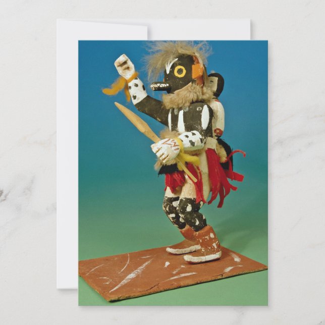 Kachina-Puppe, Indianerin (Vorderseite)