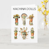 Kachina Puppen Karte (Gelbe Blume)