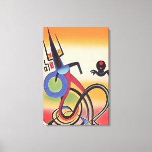 Kachina-Tanz Ken Gage Abstract Leinwanddruck