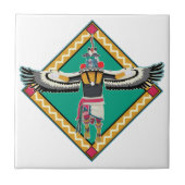 Kachina Tänzer Fliese (Vorderseite)