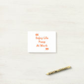 Kack am Arbeitsplatz Post-it Klebezettel (Auf Schreibtisch)