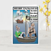 KACK AUF KOPF JOKE. KARTE (Gelbe Blume)