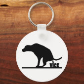 Kack auf VIck Schlüsselanhänger (Vorderseite)