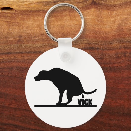 Kack auf VIck Schlüsselanhänger (Vorderseite)