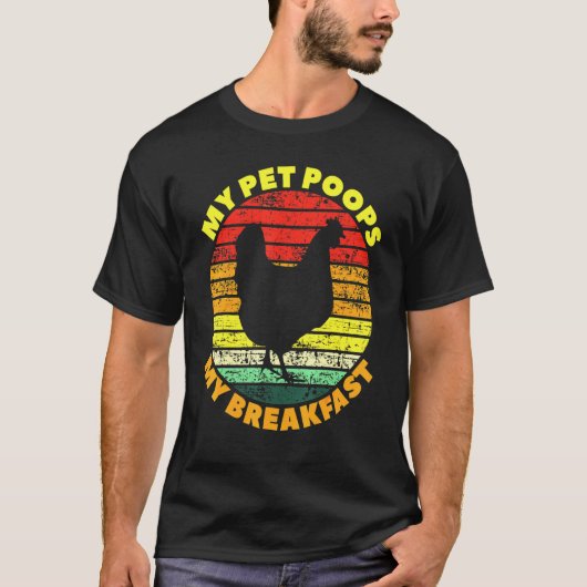 Kack Breakfast Eggs Hühnchen T-Shirt (Vorderseite)
