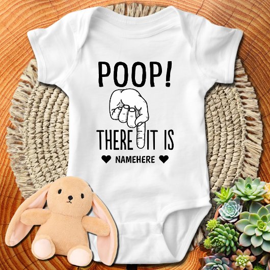 Kack. Da ist es! Funny Baby Strampler