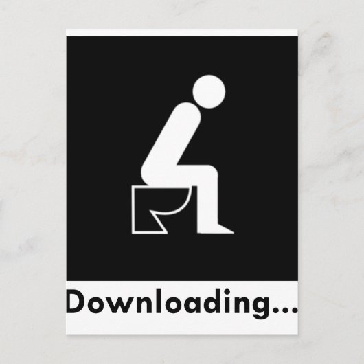 Kack des Downloads Postkarte (Vorderseite)