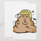 kack Donald Trump Briefpapier (Vorne/Hinten)