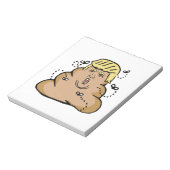 kack Donald Trump Notizblock (Rotiert)