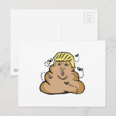 kack Donald Trump Postkarte (Vorne/Hinten)