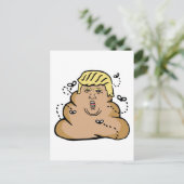 kack Donald Trump Postkarte (Stehend Vorderseite)