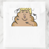 kack Donald Trump Rechteckiger Aufkleber (Tasche)