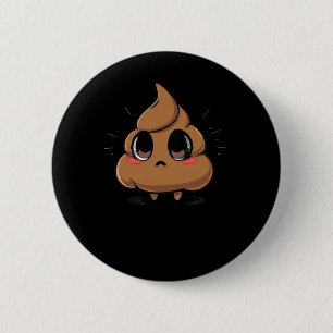 Kack Emoji Chibi Sticker Button