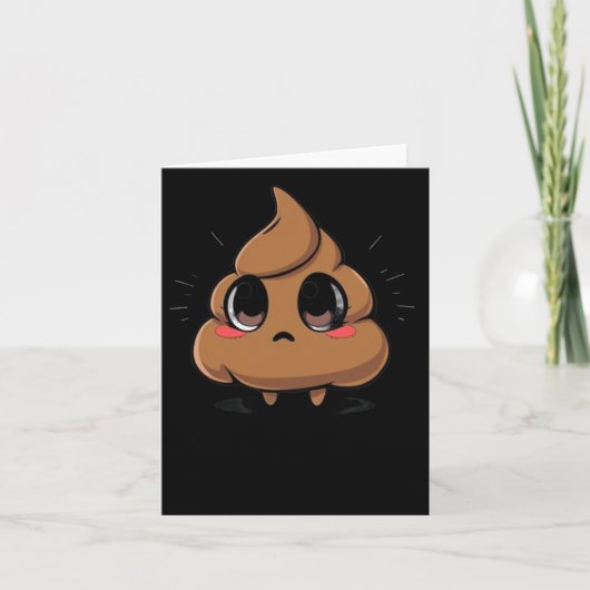 Kack Emoji Chibi Sticker Karte (Vorderseite)