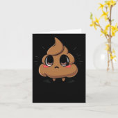 Kack Emoji Chibi Sticker Karte (Gelbe Blume)