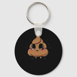 Kack Emoji Chibi Sticker Schlüsselanhänger