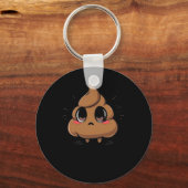 Kack Emoji Chibi Sticker Schlüsselanhänger (Vorderseite)