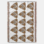 Kack Emoji Decke (Vorderseite Vertikal)