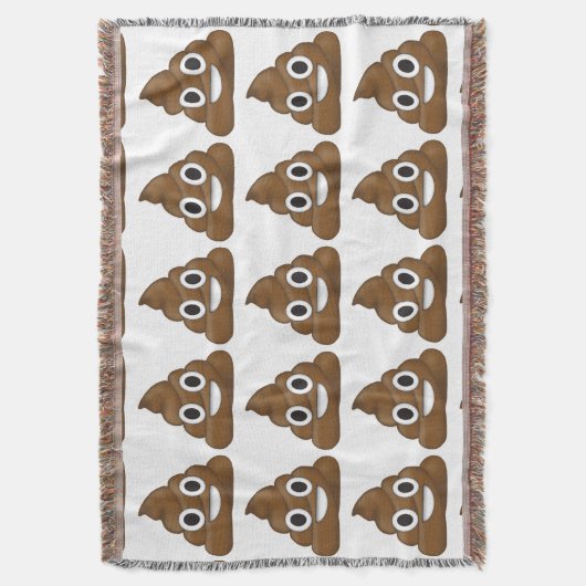 Kack Emoji Decke (Vorderseite Vertikal)