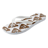 kack Emoji flip Sandalen (Schrägansicht)