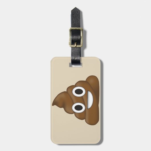 Kack Emoji Gepäckanhänger (Vorderseite vertikal)