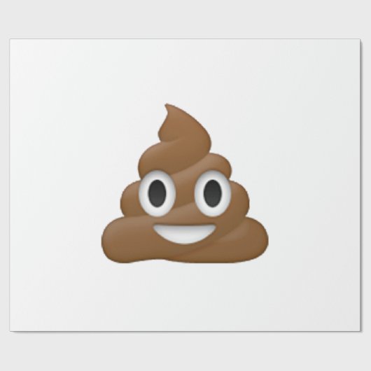 Kack - Emoji Geschenkpapier (Flach)