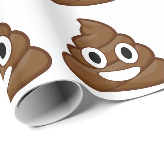 kack Emoji Geschenkpapier (Rolleneckpunkt)