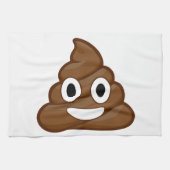 kack Emoji Geschirrtuch (Horizontal)