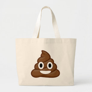 kack Emoji Jumbo Stoffbeutel