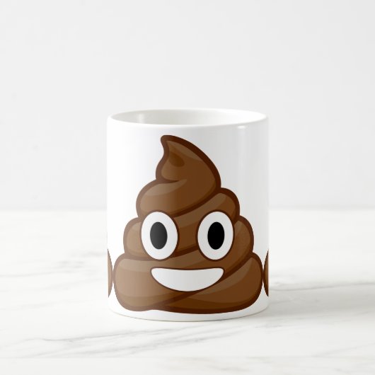 kack Emoji Kaffeetasse (Mittel)