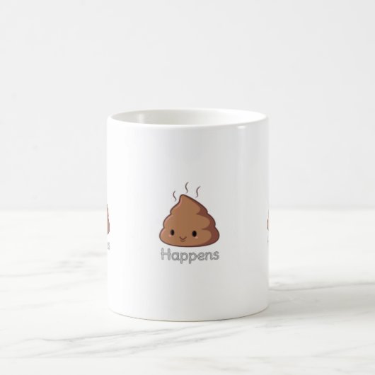 kack Emoji Kaffeetasse (Mittel)