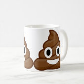 kack Emoji Kaffeetasse (VorderseiteRechts)