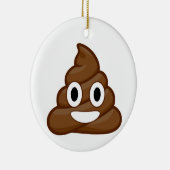 kack Emoji Keramikornament (Rechts)