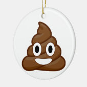 kack Emoji Keramikornament (Links)