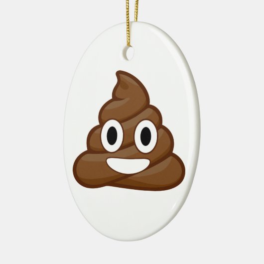 kack Emoji Keramikornament (Links)